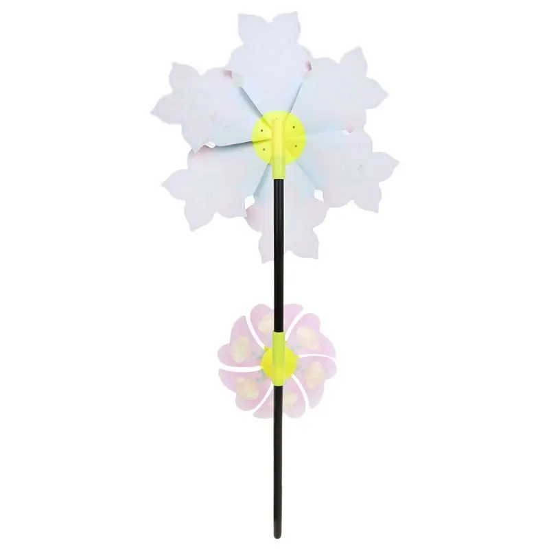 Wind Spinner Double Layer Flower Pinwheel Butterfly Kids Children Toys Garden Decoration Party Home Ornament Outdoor Games Funny Wind Spinner Double Layer Flower Pinwheel Butterfly Kids Children Toys Garden Decoration Party Home Ornament Outdoor Games Funny