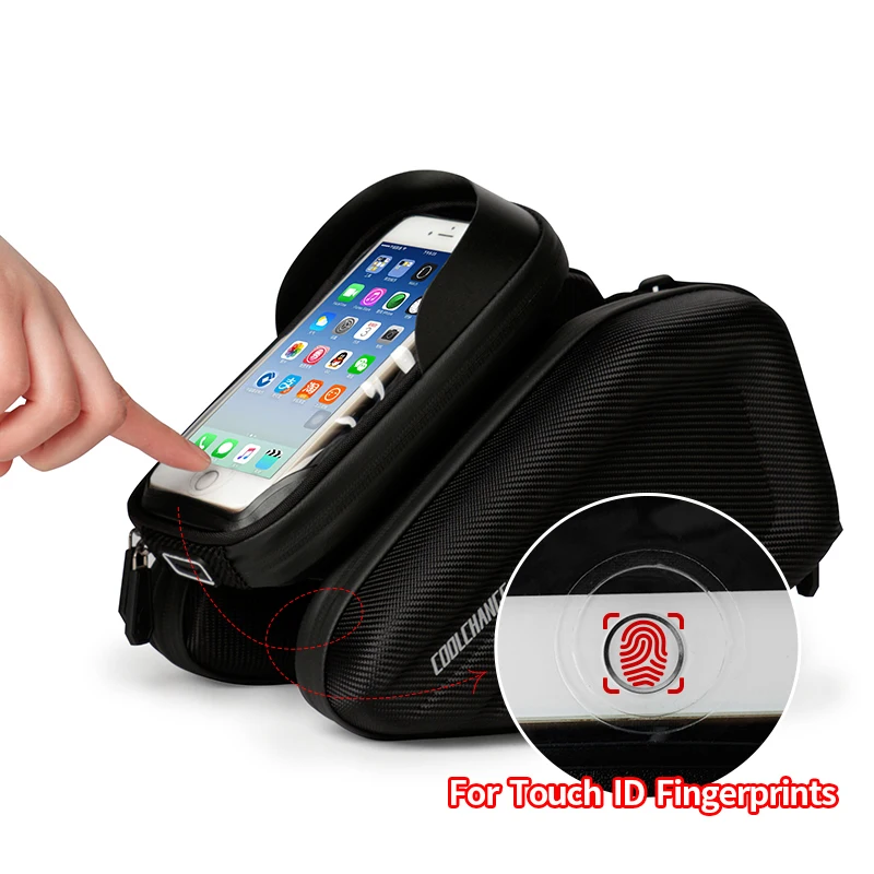 Joytutus Bicycle Bag Cycling Bag Frame Front Head Top Tube Double IPouch 6.2 Inch Touch Screen phone Bag Waterproof Key bag Joytutus Bicycle Bag Cycling Bag Frame Front Head Top Tube Double IPouch 6.2 Inch Touch Screen phone Bag Waterproof Key bag