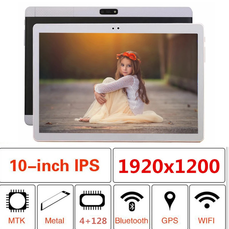 

2019 Super K99 10.1' Tablets 10 Core large capacity 128GB ROM Dual Camera 8MP Android 7.0 Tablet PC 1920x1200 Wifi GPS bluetooth