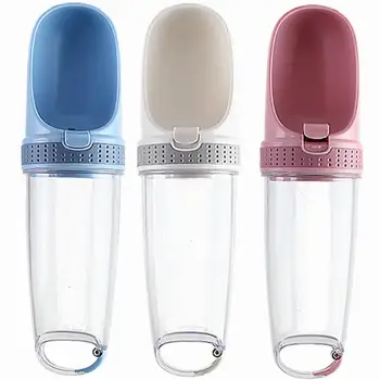 

1Pc Dog Travel Water Bottle Dispenser Foldable Plastic Dog Cat Drinking Water Feeder Portable Outdoor Pet Puppy Bowl 500ml