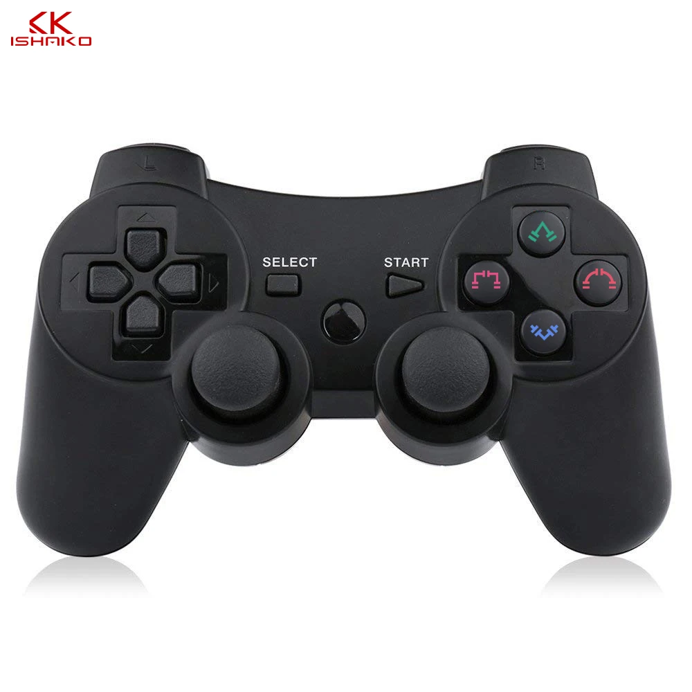 10 шт. беспроводной игровой контроллер с зарядным кабелем для PS3 геймпад ПК dualshock 3