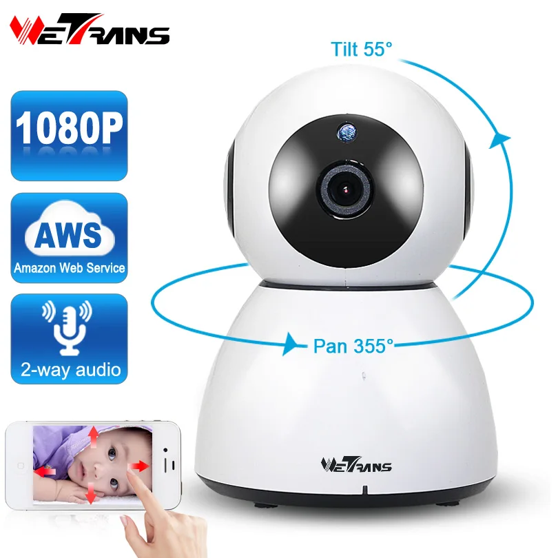 Wetrans Smart Home Security Wifi Camera 1080P HD Cloud Storage P2P IR Night Vision Network IP Surveillance Camera Wi-fi Wireless camera : image Wetrans Smart Home Security Wifi Camera 1080P HD Cloud Storage P2P IR Night Vision Network IP Surveillance Camera Wi-fi Wireless camera