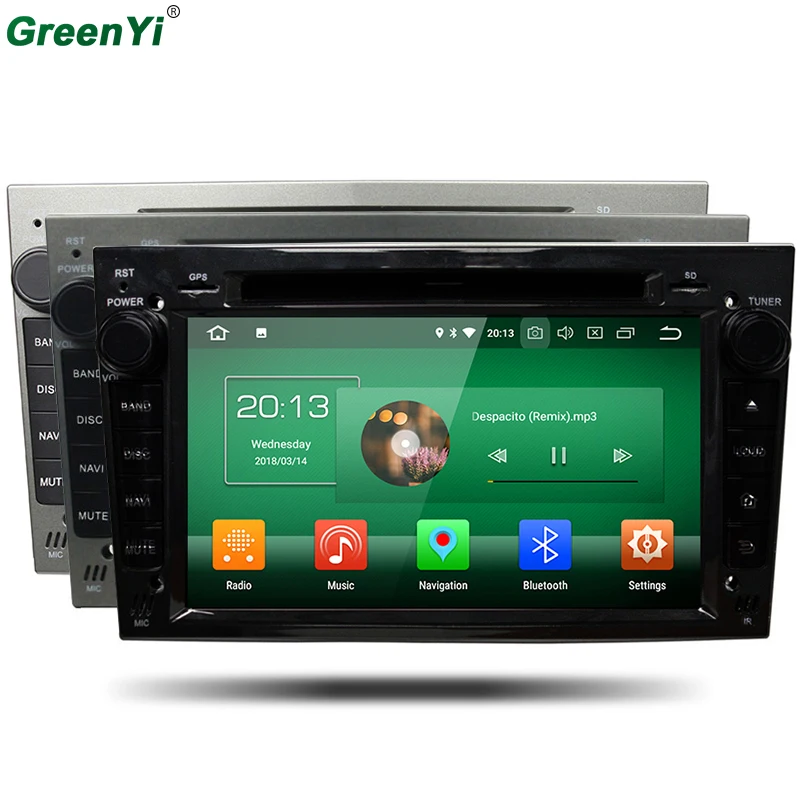 

GreenYi Android 8.0 8 Core 4G RAM Car DVD GPS For Opel Vectra Antara Zefira Corsa Meriva Astra WIFI Autoradio Multimedia Stereo