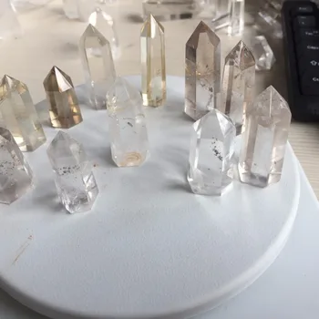 

dohaibogoo Christmas crystals--A406(11pcs a lots) Natural Quartz Healing Wands Reiki Minerals Christmas Decoration for Home