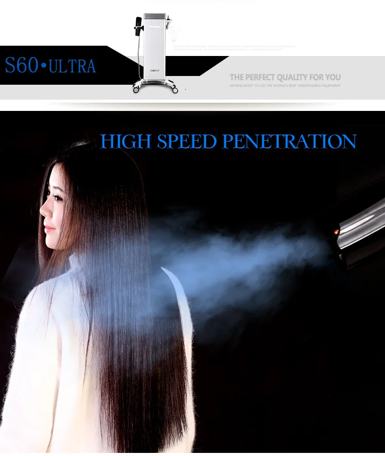 Máquina de Cuidados com o Cabelo Tintura de Cabelo Vapor de Pele Cuidados com a Pele Máquina de Umidade Recém Nano Couro Cabeludo Térmica 2020 15 hair steamer machine