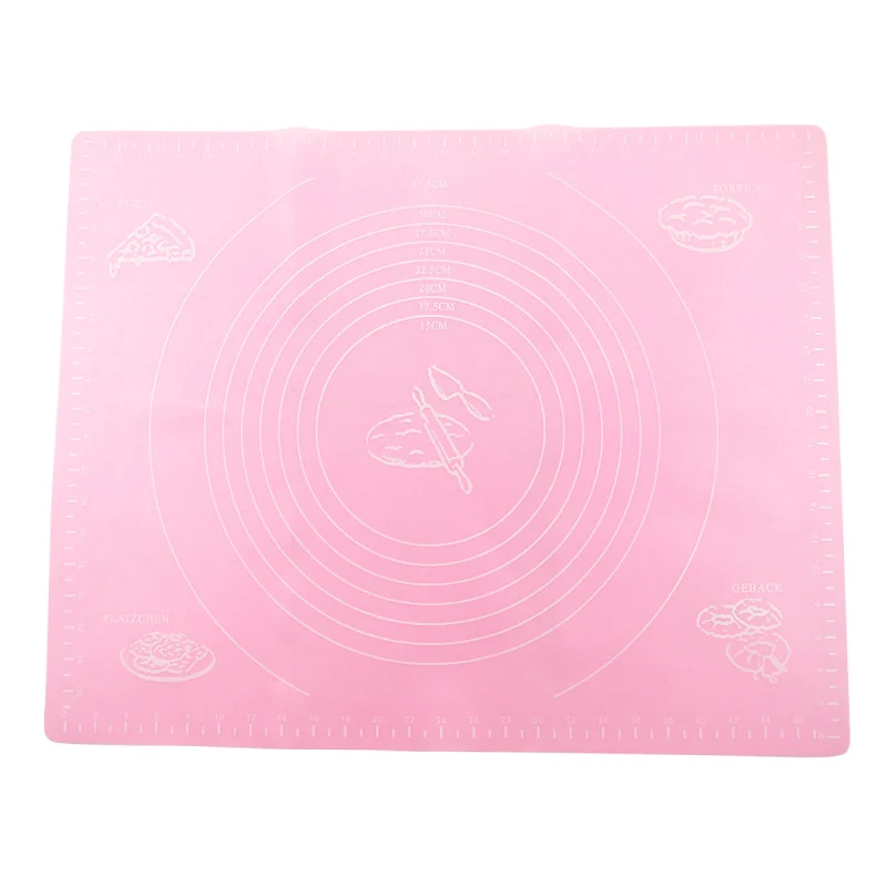 Silicone Baking Mat with Measurements Non-Stick Heat Resistance Table Pad Pastry Board HUG-Deals