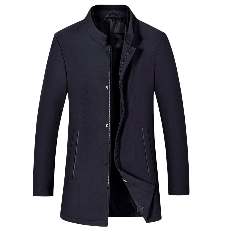

2019 new men's business casual cotton clothing high quality solid color simple and versatile easy to care men's jacket