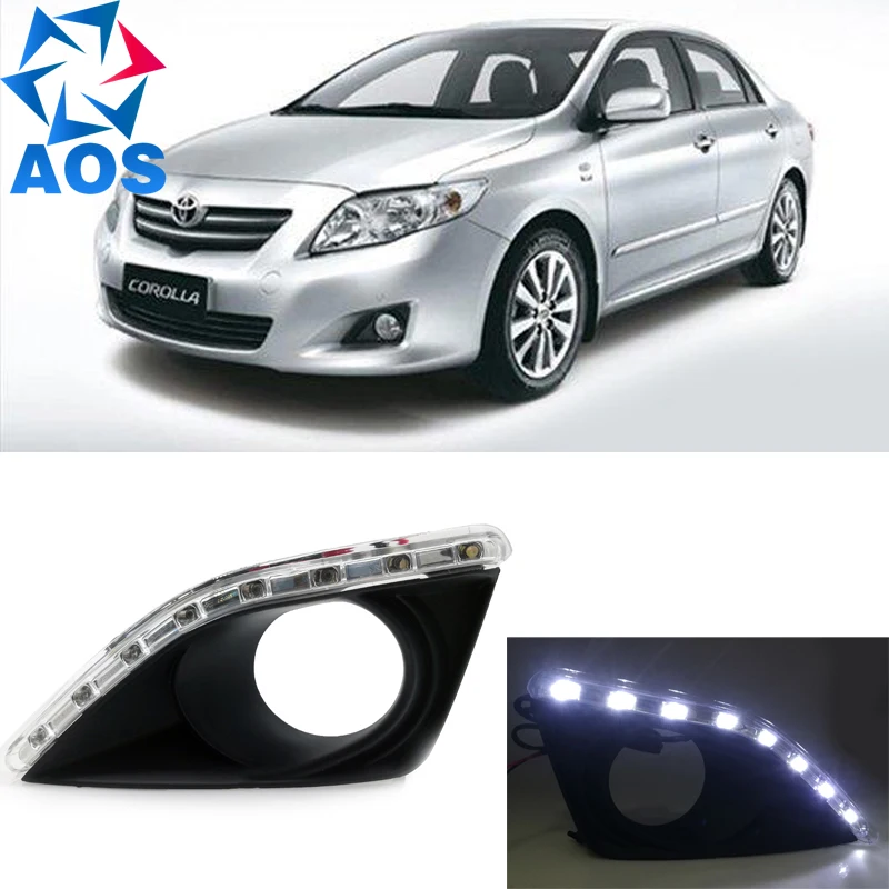 2PCs/set freeshippingLED DRL waterproof Daylight drl led Daytime