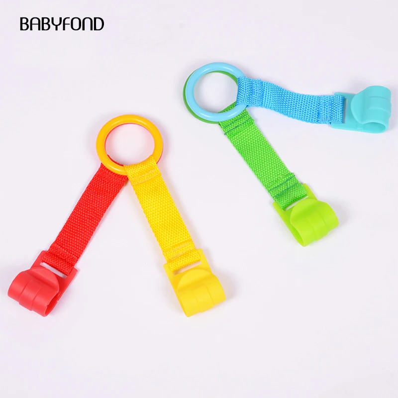 babyfond 4pcs/lot ring for playpen Baby crib hooks general use hooks baby toys bed rings hooks Universal Ring Help Baby Stand