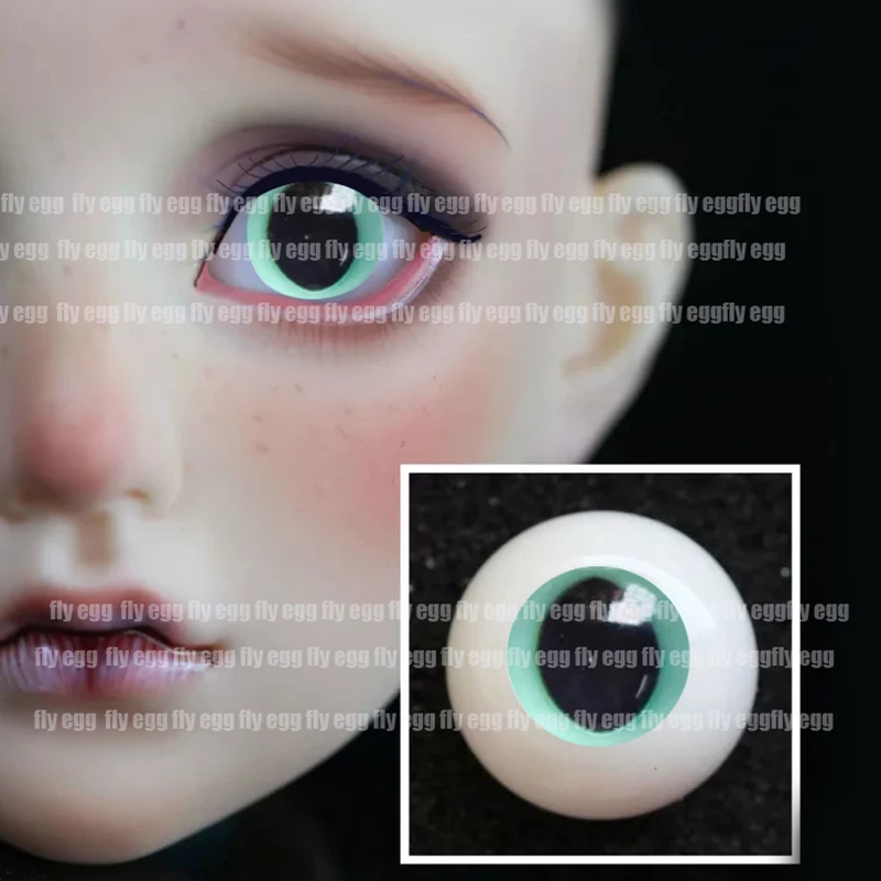 Новые зеленые милые глаза Bjd для кукол BJD игрушки sd очков 1/3 1/4 1/6 8 мм 14 16 18 20 22 см