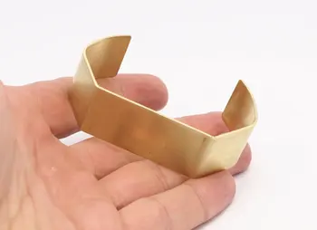 

2 Raw Brass Cuff Bracelet Blank Bangle (145x20x1mm) BRC070