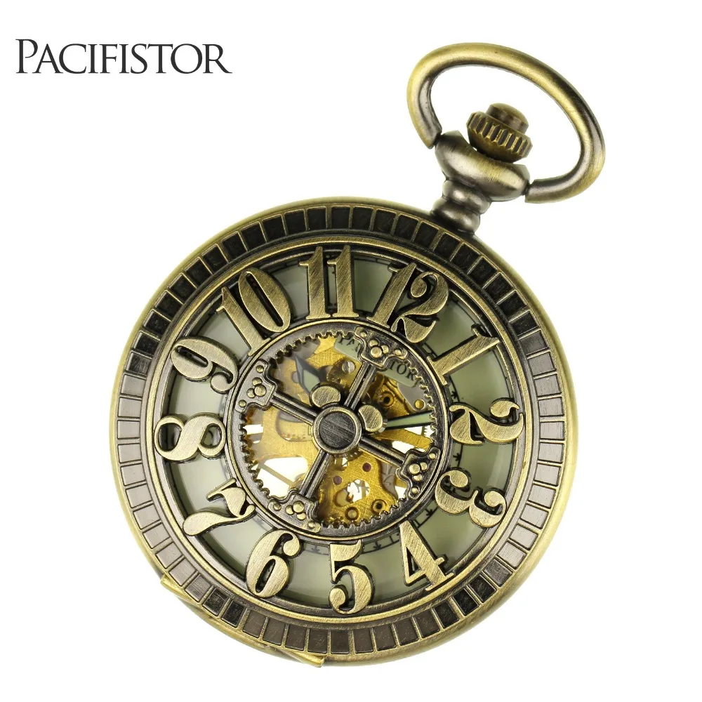 Buy PACIFISTOR Pocket Watch Antique Vintage Glow in