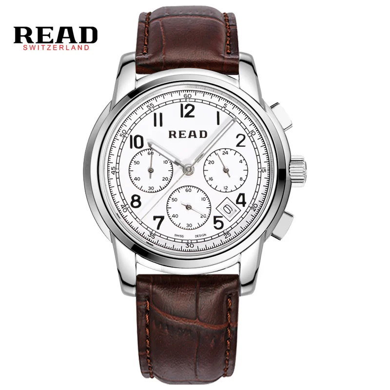 READ Switzerland Watches Men Luxury Brand Wristwatches Read Quartz