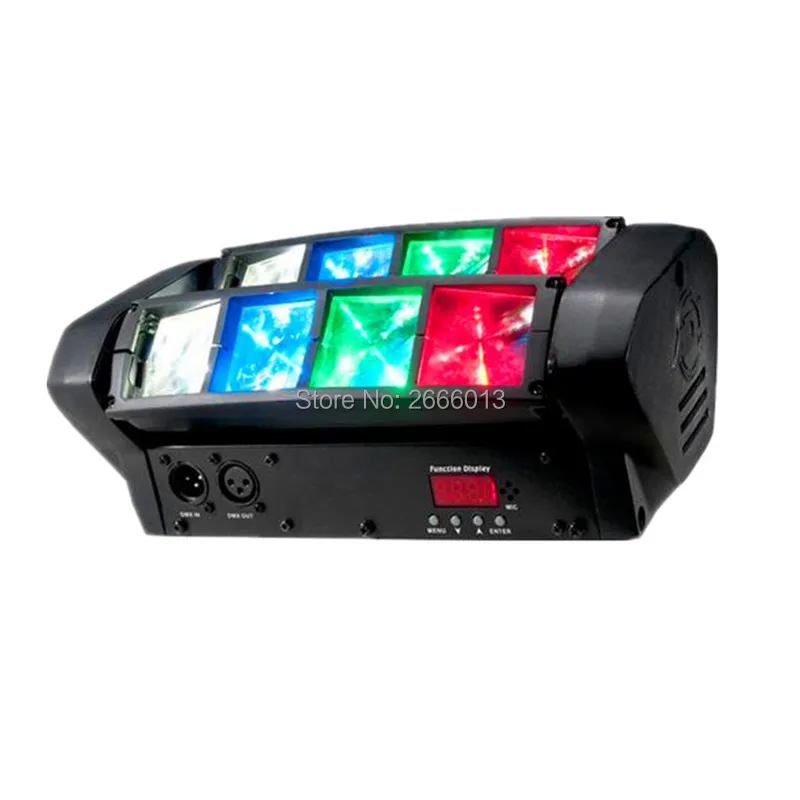 

DHL Shipping High Quality RGBW Mini LED Spider Light DMX512 LED Beam Stage Effect Light/KTV Dj Disco Lighting/Wedding Party Lamp