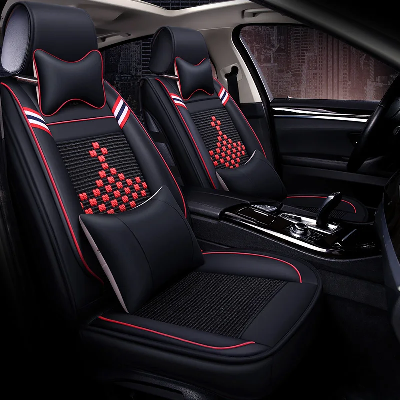 

2018 новый стиль шелк льда Автокресло Чехлы для Chevrolet Kia Opel Volvo Ford Opel BMW X5 E53 Renault автомобильные аксессуары тюнинг автомобилей
