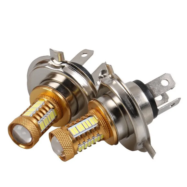 H4 светодиодный головной фонарь для мотоцикла 6V ~ 80V 6W 800LM 12V 24V 6500K белый комплект
