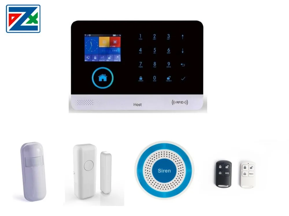 2018 Домашняя безопасность склад садовые офисные двери и windows сенсор SIM WIFI GPRS IP