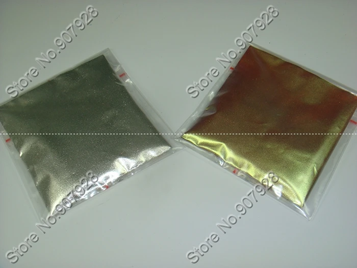 Серебро Золото Цвет волшебное зеркало эффект порошок Chrome пигмент алюминия порошок ногтей Блеск для УФ гель лак для ногтей и макияж DIY
