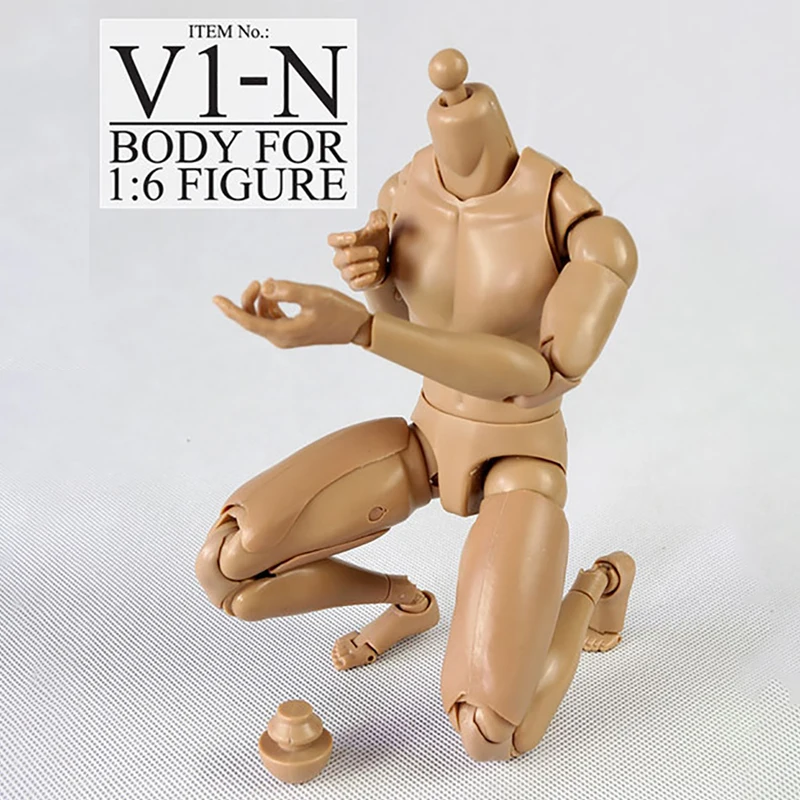 

Veryhot V-022 1/6 Scale Body Hitfigure Silm Narrow Shoulder+A-022 Walking Dead Lead Act Sergeant Rick Head Carving Set
