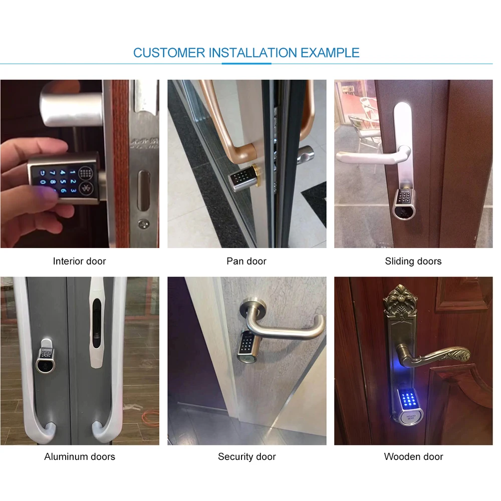 L6pcb Electronic Door Lock Combination Safety Keypad L6pcb Electronic Door Lock Combination Safety Keypad Cylinder For Airbnb Apartment Eu Model