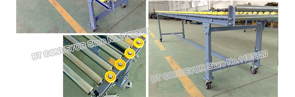 Изготовленный На Заказ гравитационный стальной оцинкованный роликовый конвейер с колесами дефлектор картонная роликовая дорожка