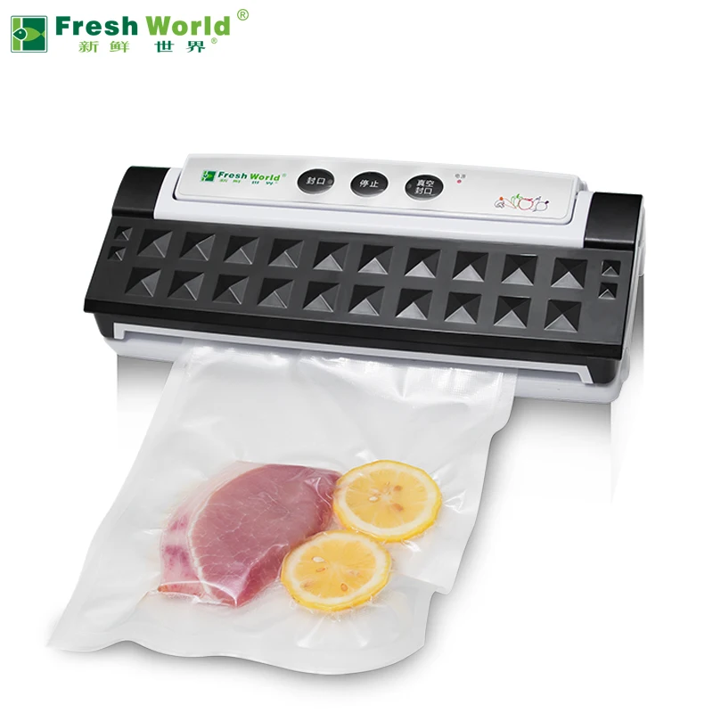 Household commercial wet dry dual - use automatic preservation plastic vacuum sealing machine free shipping full automatic dry wet dual purpose small household vacuum sealing machine plastic commercial food packaging