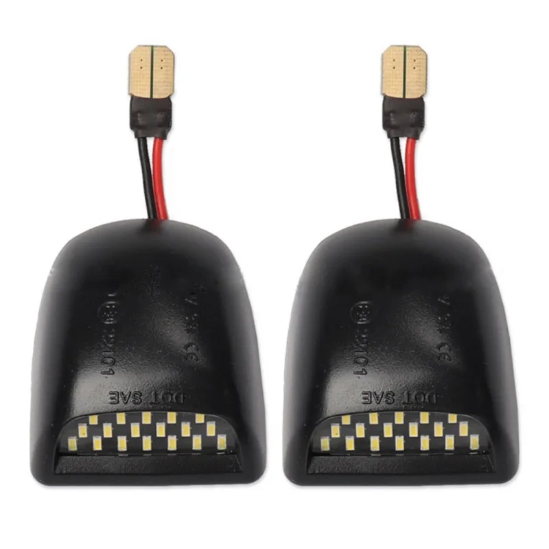 

2Pcs 12V LED Rear Truck Trailer Lamp License Plate Light Waterproof Triangle car accessories