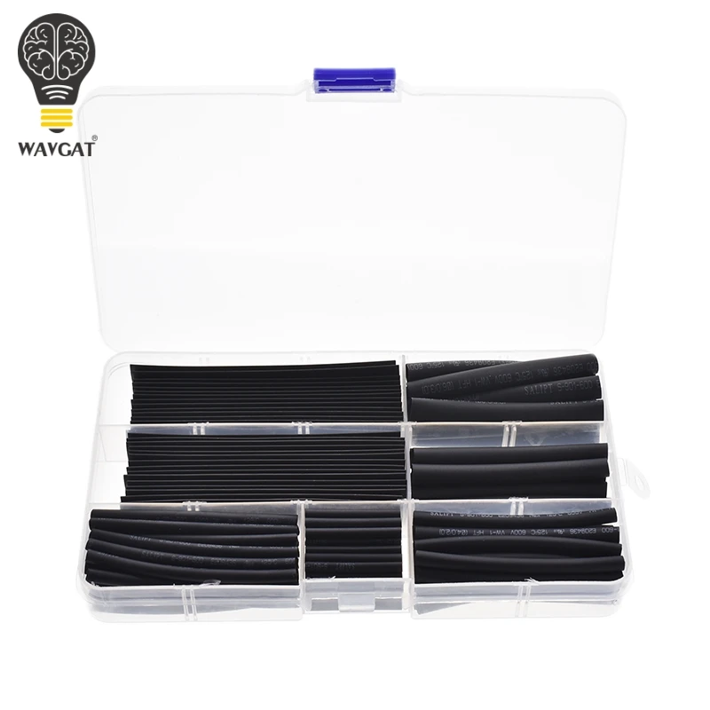 Термоусадочная трубка WAVGAT 2 мм 3 4 5 6 8 10 комплект проводов|cable kit|sleeve wrapshrinkable tube |