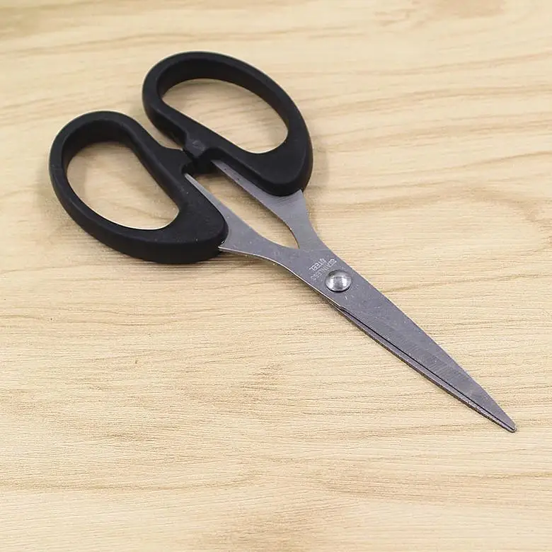 Medium 13.5cm Bulk Scissors black students cut paper scissors wholesale -  AliExpress