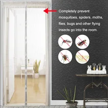 1PC Home Use Mosquito Net Curtain Magnets Door Mesh Insect Sandfly Netting with Magnets on The Door Mesh Screen Magnets 5 Size