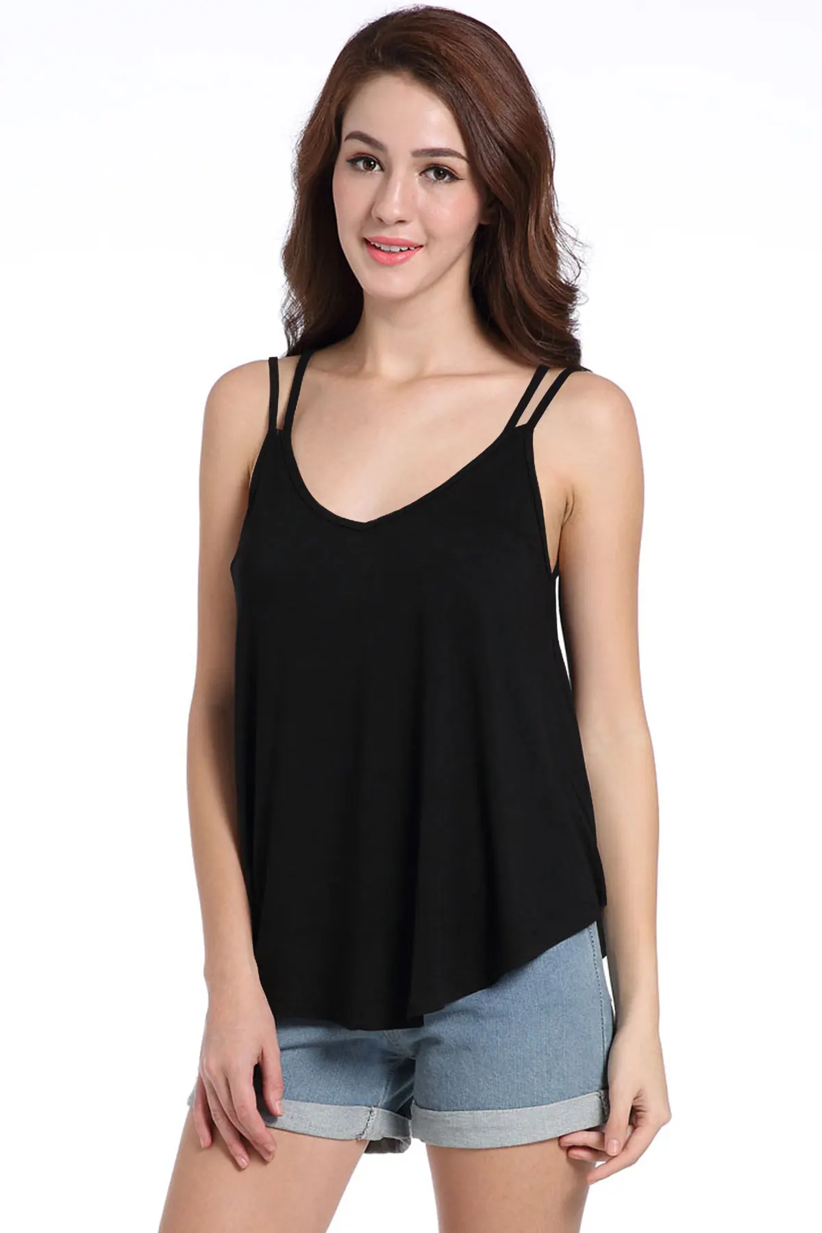 women strapless vest tops t shirt 064a (4)