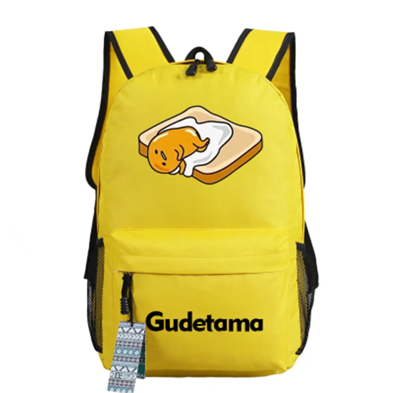 Gudetama ленивое яйцо Мультфильм Рюкзаки Рюкзак Школьная Сумка Дорожная сумка через плечо сумка для ноутбука подарок - Цвет: Style 3