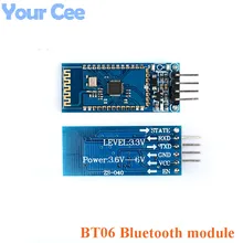 BT06 BT-06 RF беспроводной Bluetooth приемопередатчик Slave модуль RS232/конвертер TTL в UART и адаптер для Arduino HC-06