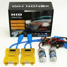 HID комплект HB3 9005 hb4 9006 ксенон h1 H3 H7 H11 Авто 55 Вт светодиодный фонарь с цифровым светодиодным экраном комплект ballast HID