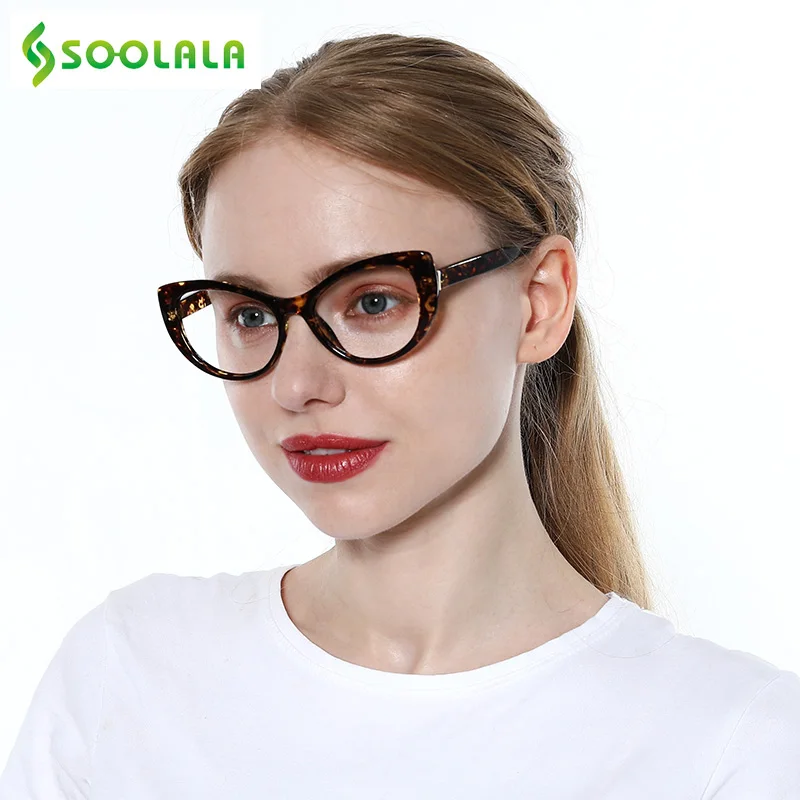 SOOLALA очки для чтения «кошачий глаз» женские и мужские с цветочным принтом очки для чтения по рецепту+ 0,5 0,75 1,0 1,25 1,5 до 4,0