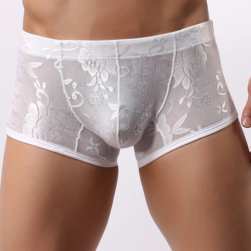 shorty transparent homme