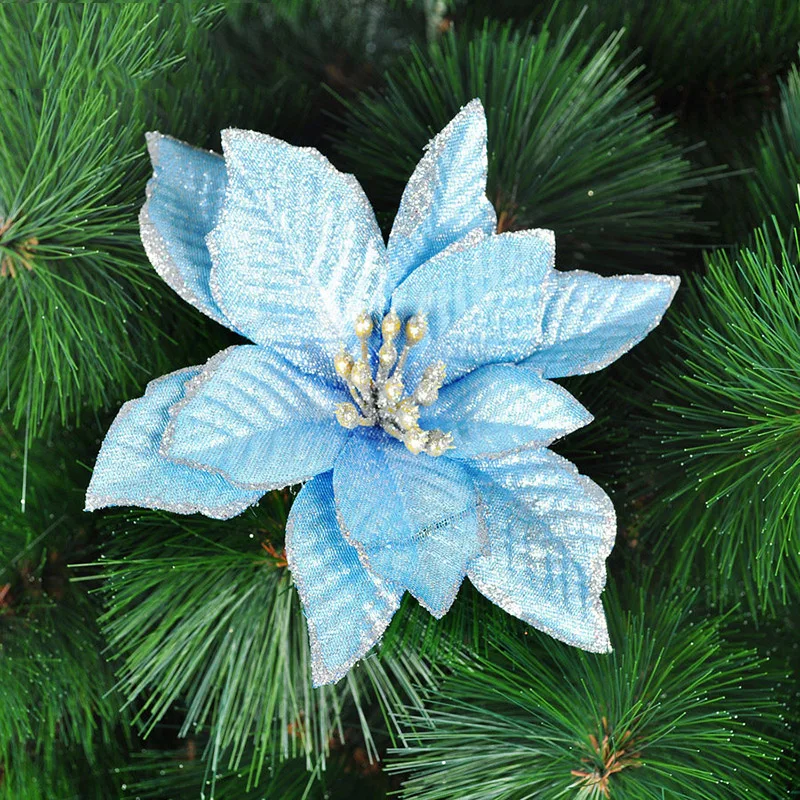 13CM-Artificial-Flower-Butterfly-Xmas-Ornament-Christmas-Tree-Decoration-Festival-Party-New-Year-Wedding-Decorations-Flowers-MR0127 (6)