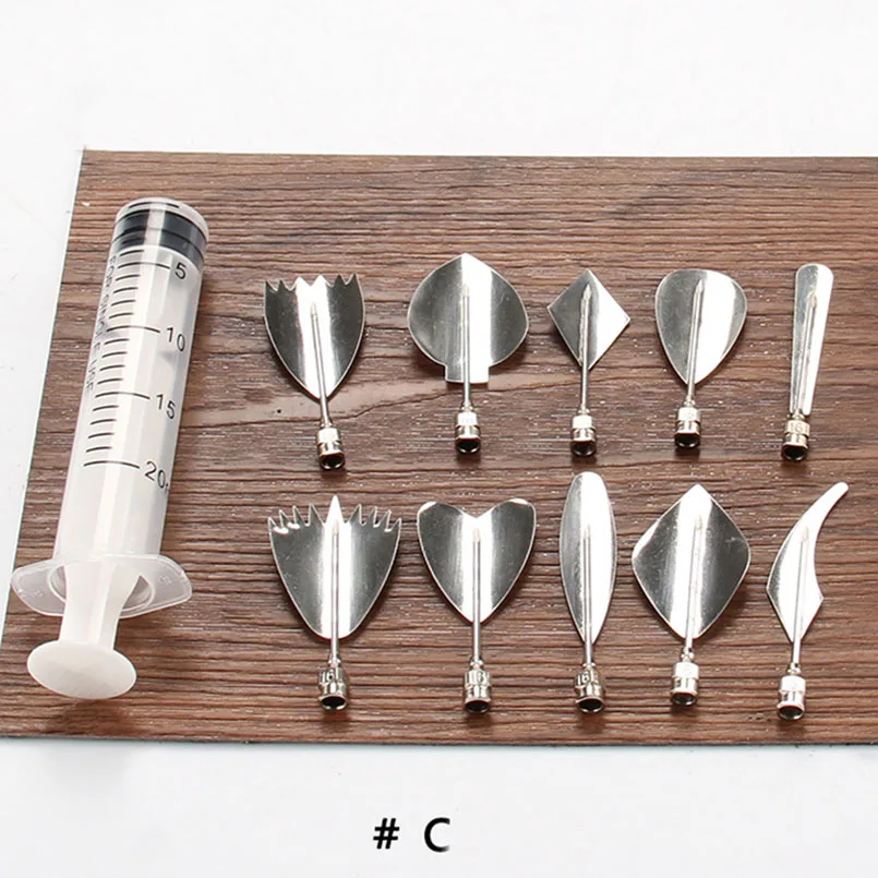 Baking&pastry tools 11pcs Stainless steel 3D Gelatin Jelly cake Art