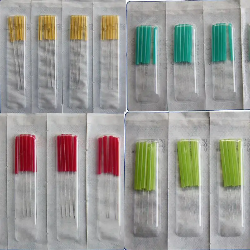 

free shipping EAVU Sterile Acupuncture Needles Single Use 500pcs/box colorful plastic handle Acupuncture needle