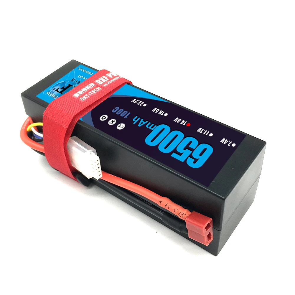 $52.86 DXF POWER 6500mAh Lipo 4S 148V 100C 200C Hard Case Lithium Polymer Battery battery for RC Car Boat
