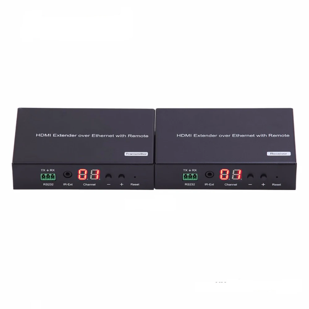 Удлинитель HDMI PUZHIJIE по TCP IP поддержка локального выхода ИК частота 38 кГц до 56