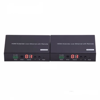 

PUZHIJIE HDMI extender over TCP IP supported local HDMI output IR frequency 38KHz to 56KHZ HDMI matrix with RS232 VLC