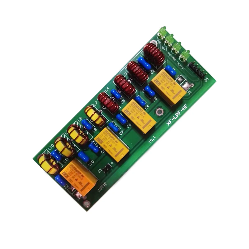 Lusya 3,5 МГц-30 МГц 100 Вт коротковолновый усилитель мощности фильтр низких частот ВЧ низких частот LPF 12 В DIY Kit/готовая T0610