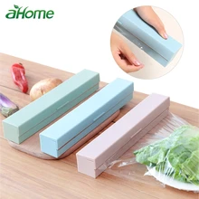 Нержавеющая сталь пластиковая обёрточная бумага резак Пластиковые обёрточная бумага диспенсеры Кухонные гаджеты консервантная пленка резак кухонные аксессуары