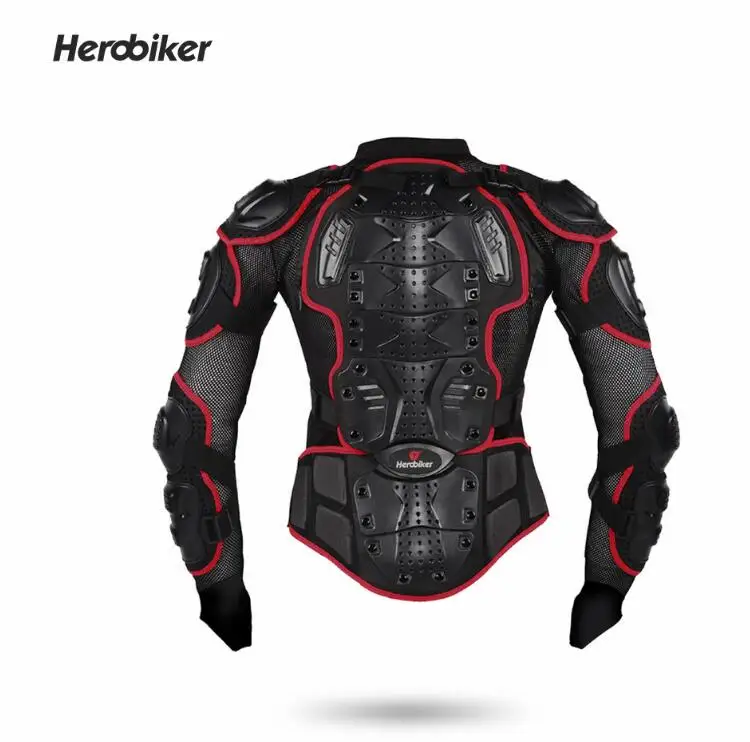 HEROBIKER мотоциклетная куртка мужская полный корпус мотоциклетная Броня мотокросса Защитное снаряжение мотоциклетная Защита 2 шт костюмы