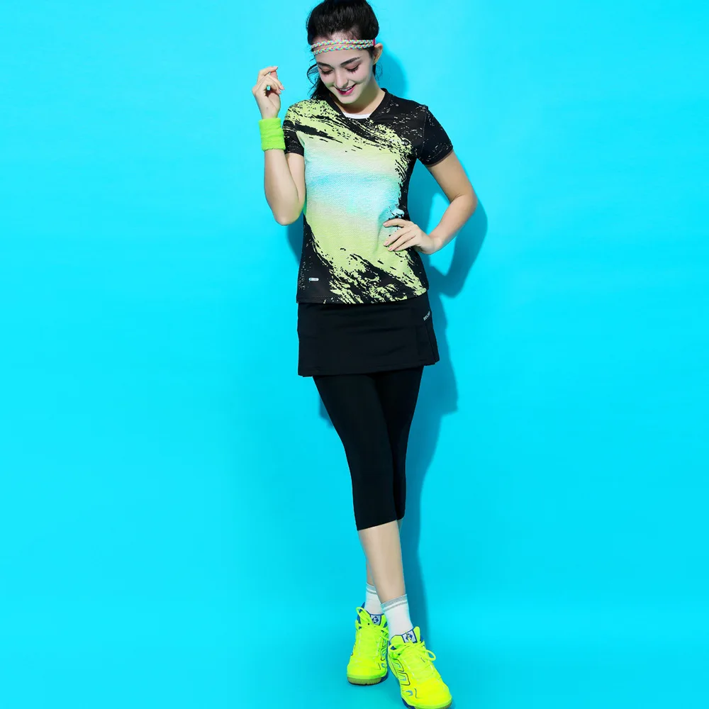 Tennis skirt & pants set tennis Skorts women badminton shorts quick-drying sports skirt female gym leggings fitness Running wear sports shorts sports skirt
