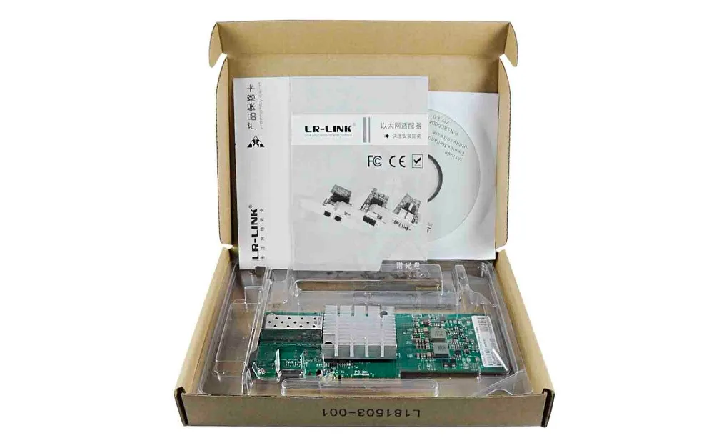 

LR-LINK LREC6821AF-SFP+ PCI Express x8 3.0 Single Port SFP+ 10GBe Lan Card Server Adapter Mellanox ConnectX-3 EN Based