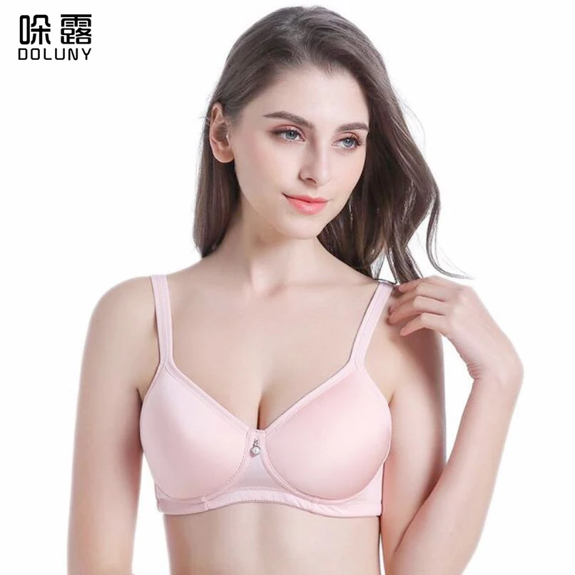 

Silicone Breast Bra Pink Pocket Bra for Mastectomy Bra Prosthesis Breast Bra 95ABC Cancer Women Fake Boobs D3