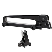 Низкопрофильная съемная регулируемая ручка для переноски быстросъемное крепление с апертурой A2 передний задний прицел для тактических M4 M16 AR15