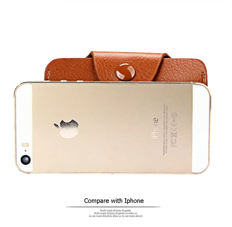 Men Women Business Card Holder Genuine Leather Credit Cards Organizer Bank Card Case Money Wallet Cardholder Porte Carte PC0052 (12)